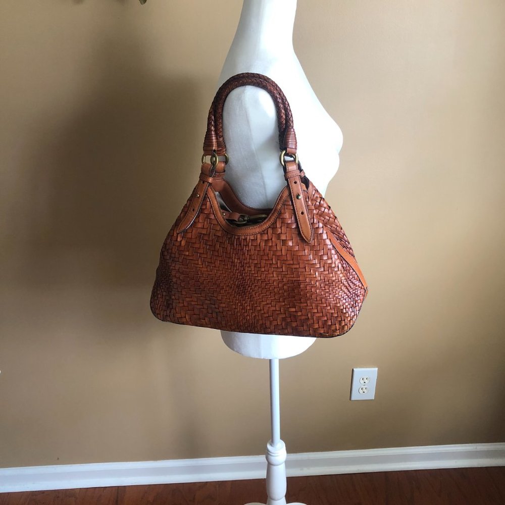 Cole Haan Genevieve Woven Leather Women's Shoulder Bag